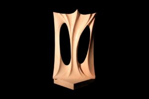 Luigi Sandi: Respiro, 2015 - marmo rosa portogallo - cm 52x83x9